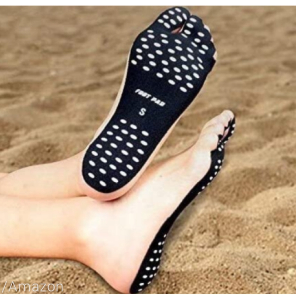Unisex Beach Foot Pads Barefoot Foot Stickers